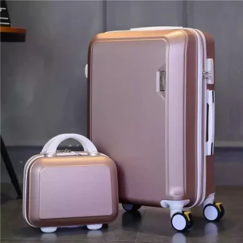 K2874 Women Suitcase Wheels Travel Bag Trolley 20 inch Men Carry Ons Handle Bag