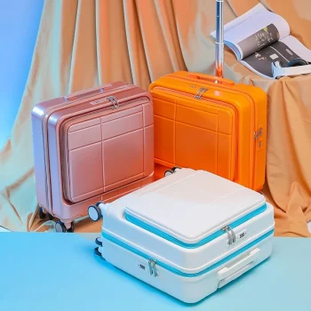 K2805 Aluminum Trolley Suitcase Trunk Plus Large Rolling Luggage