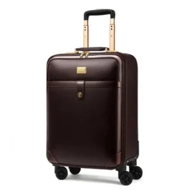 K2798 Spinner suitcase Travel Rolling Luggage Suitcase Leather Business Spinner