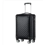 KF10474415 Wide Pole Travel Suitcase on Wheels USB 20 Inch Carry on Luggage