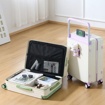 OJ431 Five wheels aluminum frame travel bag