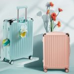 OJ444 Five wheels aluminum frame travel bag