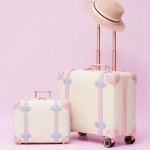 L1328 New Fashion PU Leather Travel Luggage