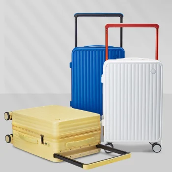 K2724 New wide pull rod luggage female ins net celebrity universal wheel boarding box