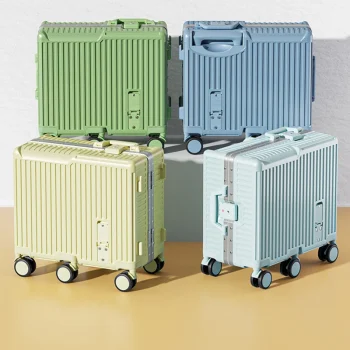 K2899 Travel Suitcase Aluminum Frame Box Luggage Organizer Chirldren Ride Case