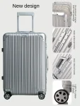 K2901 Aluminum Suitcase Metal Hard Travel Case Carry-on Luggage