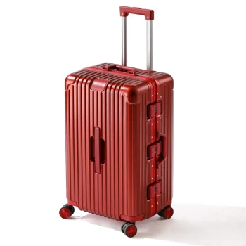 K2849 New Luggage Large Capacity Thickened Aluminium Frame Travel Suitcase
