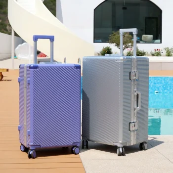 K2886 Luggage Aluminium Frame 22/24/26/28 inch Large Capacity Suitcase