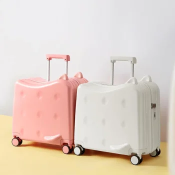 K2843 Children's luggage can be mounted male and female baby trolley box