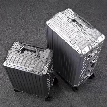 Luggage Sturdy Aluminum Frame Suitcase Boarding Case