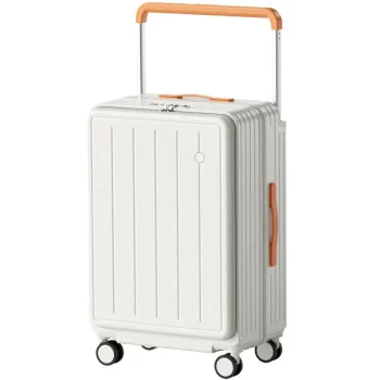KF108524 Double Trolley Luggage Children can Mount 20-inch Travel Large capacit Suitcases