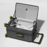 K2828 Side Opening Expandable Luggage Rolling Carry on Trolley Suitcase