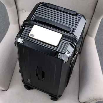 K2673 Luggage Travel Suitcase Large Capacity 24 Trunk Aluminum Frame Sturdy Suitcases