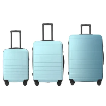 K2855 Luggage Sets ABS Hardshell 3pcs Luggage Lightweight Durable Suitcase