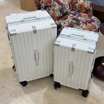 Large Size Suitcase Thickened Aluminum Frame Password Trolley Luggage