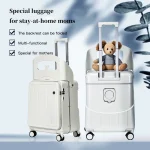 K2797 Mom's luggage for strolling with kids push-type parent-child trolley case