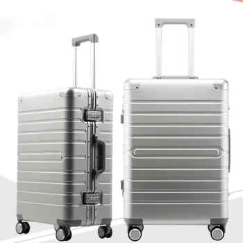 K3019 Aluminum Alloy New Fashion Women&Men Travel Bag Cabin Trolley Suitcase