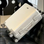 K2861 All Aluminum Magnesium Alloy Suitcase Trolley Case TSA Customs Lock Male Luggage