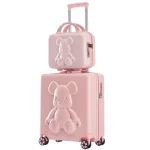 K2756 Travel Suitcase on wheels Men and Women Universal Rolling Trolley Luggage