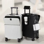 K2889 Multifunctional Front Opening Suitcase 20 Inch Boarding Box Laptop Luggage