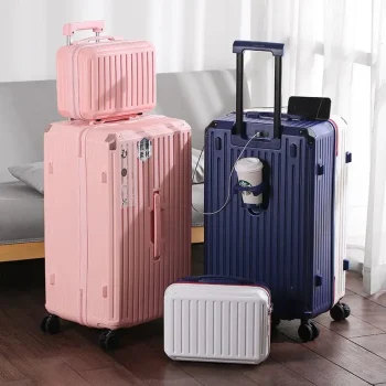 K2890 New Extra Large Capacity Unisex Luggage Cup Holder Password Lock