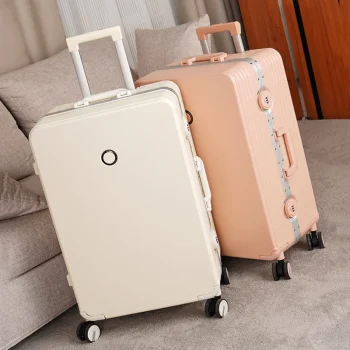 K2851 High appearance level aluminum frame luggage durable pull rod box