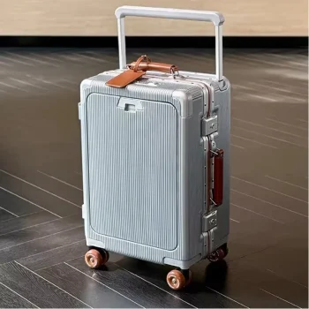 K2900 Suitcase Wide Handle Front Opening Carry on Travel Bag