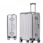 K2783 Suitcase 100% Aluminum Luggage Metal Trolley Suitcase Travel Luggage