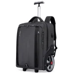 K2931 Travel Bag on Wheels Trolley Backpack Business Large Luggage Travel Suitcase