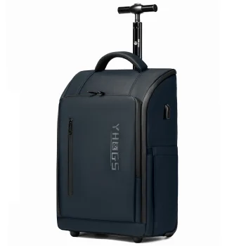 K2803 Rolling Backpack Travel Backpack with Wheels Business Rolling Luggage