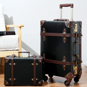 K2704 Handmade Retro Crocodile Suitcase Men 26 inch Trend Fashion Hand Luggage