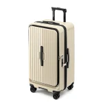 K2928 Side Opening Large Trunk Trolley Case Durable Travel Suitcase