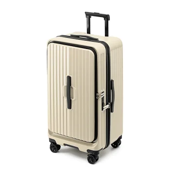 K2928 Side Opening Large Trunk Trolley Case Durable Travel Suitcase