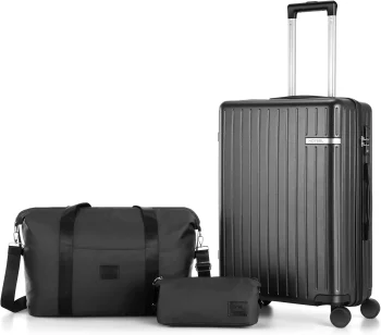 K2754 Carry On Luggage Set ABS PC Suitcases Travel Case