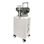 K3031 Multifunctional Kids Seat Rolling Luggage Ride-On Suitcase