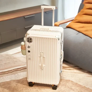K2868 Large Capacity Travel Luggage Aluminum frame Suitcase pull rod Case