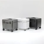 K3018 Aluminum Alloy Frame Suitcase, Top-Opening ABS Portable Trolley Case