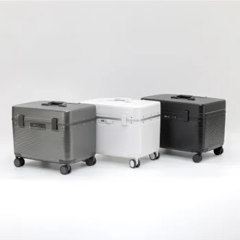 K3018 Aluminum Alloy Frame Suitcase, Top-Opening ABS Portable Trolley Case