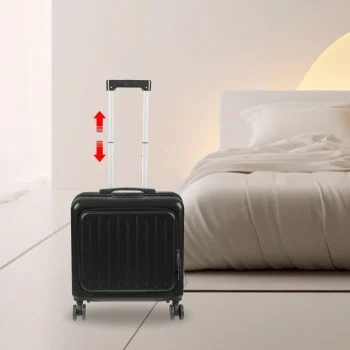 K2681 Suitcase with Front Pocket Travel Luggage Suitcase