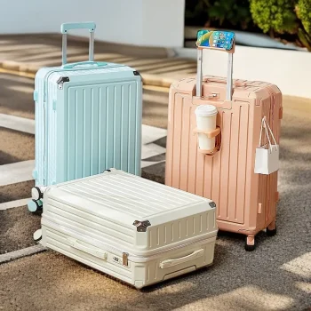 K2891 Luggage 2025 Fashion Trolley Case Large Capacity with Combination Lock Universal Wheel
