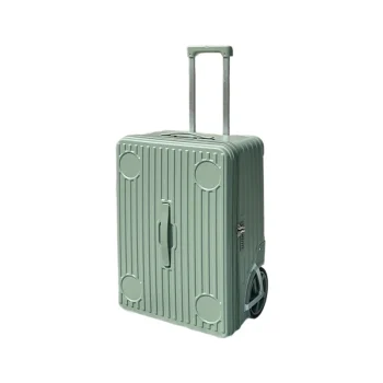K2997 PC Hard Side Luggage Suitcase with Side Opening & Extra Large Wheels