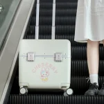 K2966 Travel Suitcase Luggage Female Aluminum Frame Camera Case