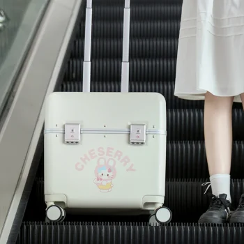 K2966 Travel Suitcase Luggage Female Aluminum Frame Camera Case