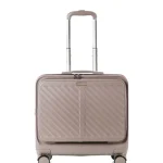 K2998 Front Opening 18 Inch Carry On Luggage, Lightweight Compact Hard Shell Suitcase