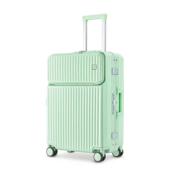 K2842 New Front Opening Suitcase 20 inch Suitcase Trip Cabin Light and Durable Suitcases
