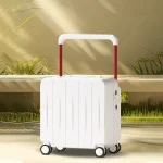 K3121 Aluminum Alloy Frame Suitcase, Top-Opening ABS Portable Trolley Case