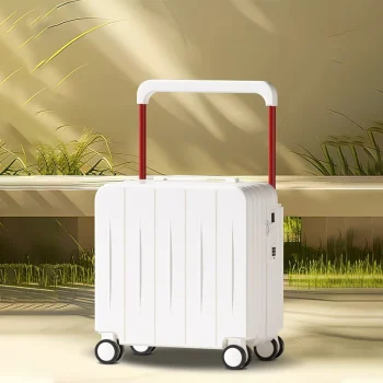 K3121 Aluminum Alloy Frame Suitcase, Top-Opening ABS Portable Trolley Case