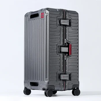 K3221 Aluminum frame Travel Suitcase Trolley Case with Wheels Carry-On Luggage