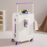 K3157 New Wide Handle Travel Suitcase 20-30 Inch Large Capacity Suitcase