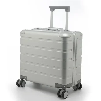 K3225 Aluminum Spinner Trolley Case 18" Inch Small Luggage Bag